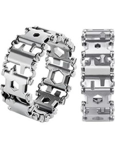Pulsera Multiherramienta 29 en 1 Ozzagar Acero Inoxidable Plata 2