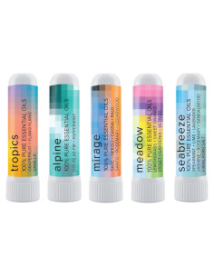 Paquete de Regalo MOXE Nature Stick Nasal | 5 Inhaladores Aromaterapia