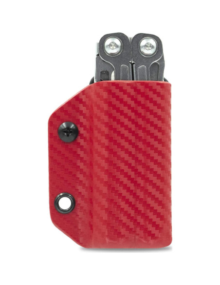Funda Kydex Clip & Carry para Leatherman Wingman - Rojo