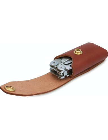 Funda de Cuero American Bench Craft para Leatherman SKELETOOL