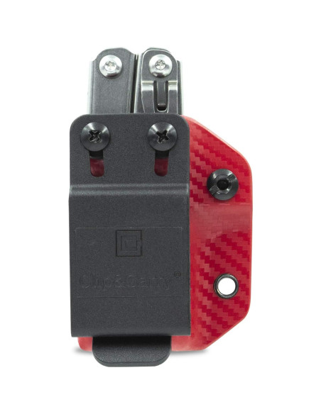 Funda Kydex Clip & Carry para Leatherman Wingman - Rojo