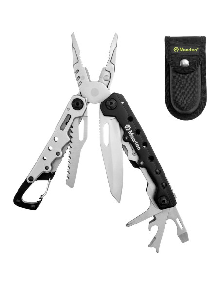 Alicate Multiherramienta Maarten 11 en 1 Acero Inoxidable Portátil