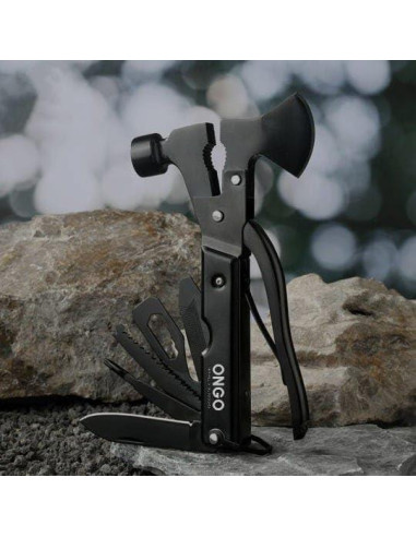 Multi-Herramienta Hacha y Martillo OnGo 20.3x10.2cm Negro