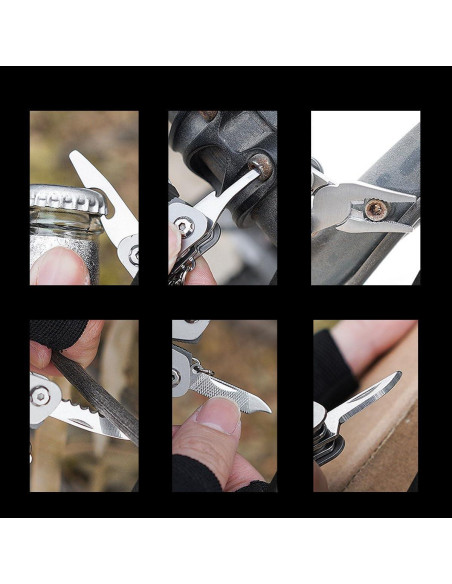 Alicate Multiherramienta 15 en 1 Lemiyoo Acero Inoxidable Gris