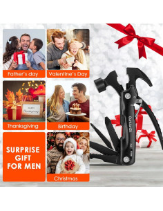 Herramienta Multitool de Martillo QuntionSt 12 en 1 Compacta 2