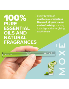 Inhalador de Aire Natural MOXE Mojito | Aromaterapia Portátil 2