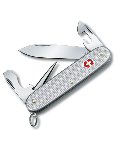 Cuchillo Suizo Victorinox Pioneer Alox 8 Funciones Plata
