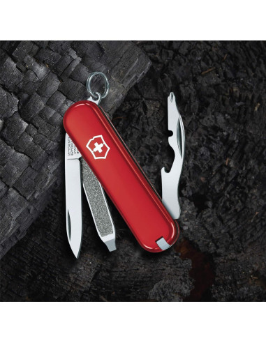 Cuchillo Suizo Victorinox Rally 9 Funciones Rojo 58mm