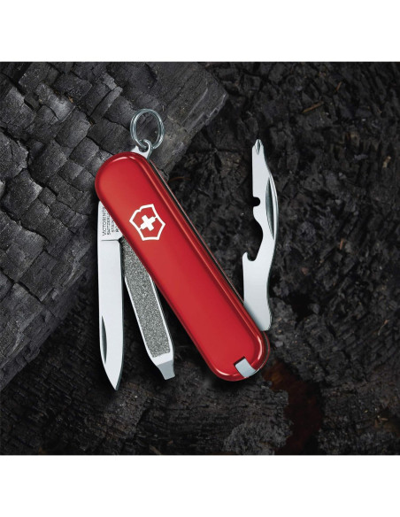 Cuchillo Suizo Victorinox Rally 9 Funciones Rojo 58mm
