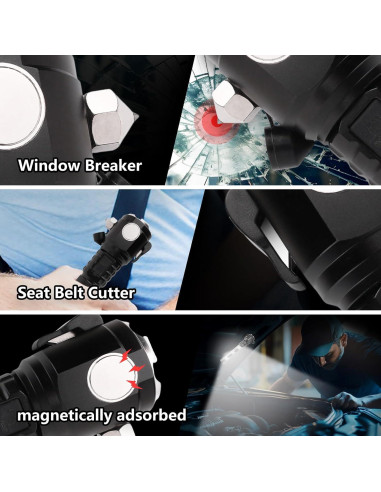Kit de Emergencia Multifuncional Rasfsxkity con Linterna LED