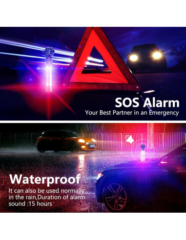 Kit de Emergencia Multifuncional Rasfsxkity con Linterna LED