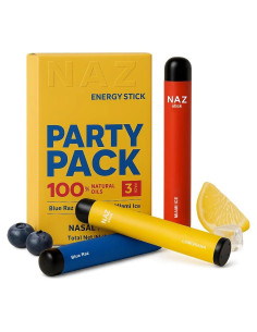 Inhalador Nasal Eléctrico NAZ - Aromaterapia Portátil 3 Sabores