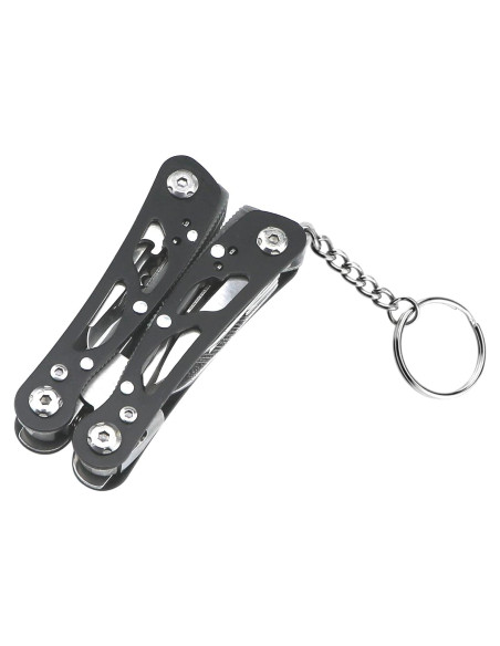 Multiherramienta de Bolsillo Lemiyoo 15 en 1 Acero Inoxidable Negro