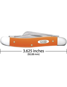 Cuchillo de bolsillo Case Stockman Mediano Naranja 9.21 cm 2