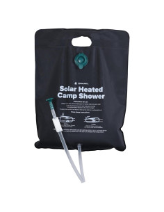 Ducha de Campamento Solar Calentada Coghlan 15L Negra