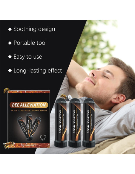 Inhalador Nasal BeeStrong 2 Pcs - Cuidado de Cavidad Nasal