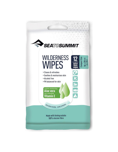 Toallitas Wilderness Sea to Summit 12 Unidades 15x20 cm