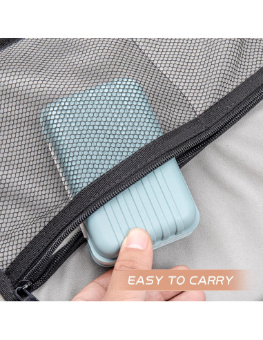 Contenedores de Jabón de Viaje XJMWXHFC 3 Piezas Multicolor