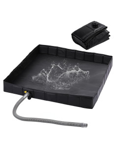 Base de Ducha Plegable KRUI para Camping con Manguera de Drenaje