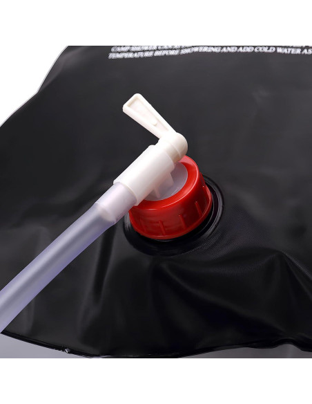 Bolsa de Ducha Solar Calentada ELK 5 Galones (19 Litros) Camping