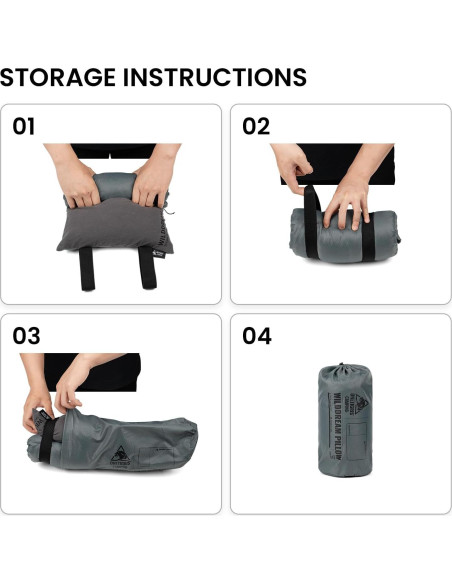 Almohada de Camping OneTigris Wilddream Espuma Memoria 0.61kg