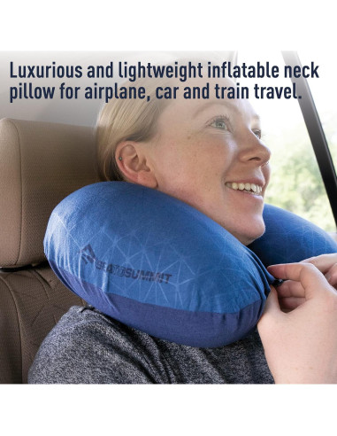 Almohada de Cuello Inflable Sea to Summit Aeros Premium Azul