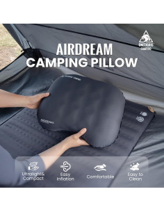 Almohada Inflable de Camping OneTigris Airdream Gris 0.13kg 2
