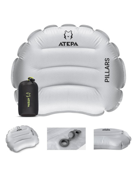Almohada Inflable ATEPA Camping Ultraligera 35x25cm