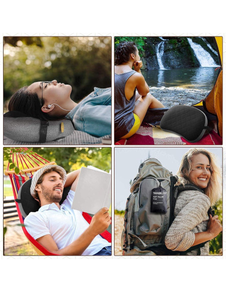 Almohada Inflable Camping TREKOLOGY ALUFT2 Azul Profundo