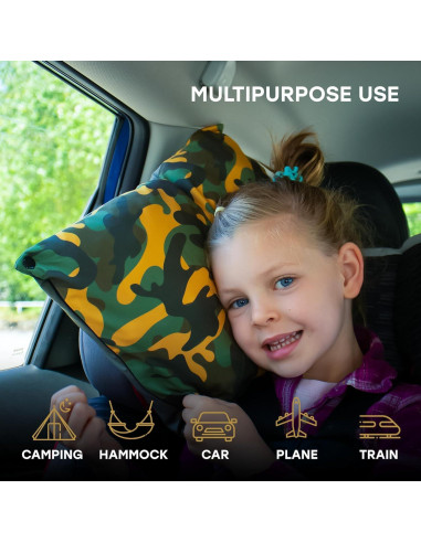 Almohada de Camping Centauress Camo 43x30.5cm Lavable