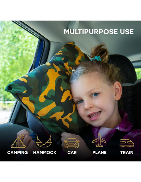 Almohada de Camping Centauress Camo 43x30.5cm Lavable