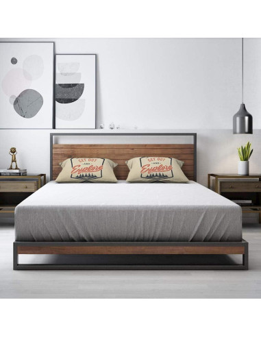 Funda de Cojín Decorativa AOYEGO 50x30 cm Vintage Aventura