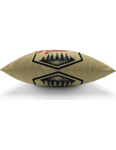 Funda de Cojín Decorativa AOYEGO 50x30 cm Vintage Aventura