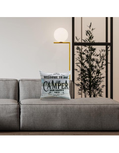 Funda de Cojín Cuadrada BXFAHZJ 45.72x45.72 cm Camping 2