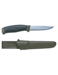 Cuchillo de hoja fija Morakniv Companion 104 mm verde militar