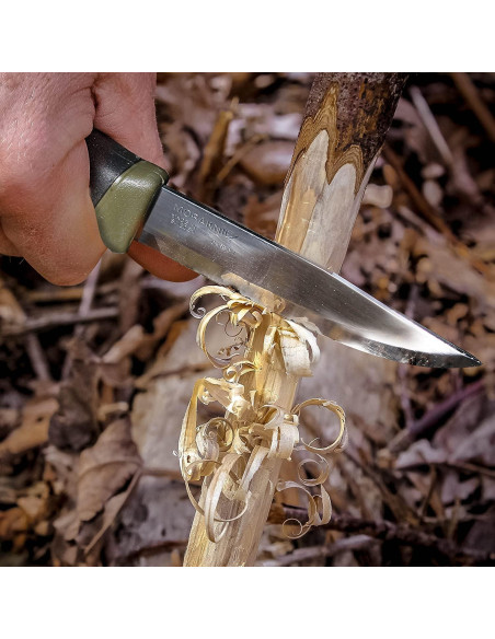 Cuchillo de hoja fija Morakniv Companion 104 mm verde militar