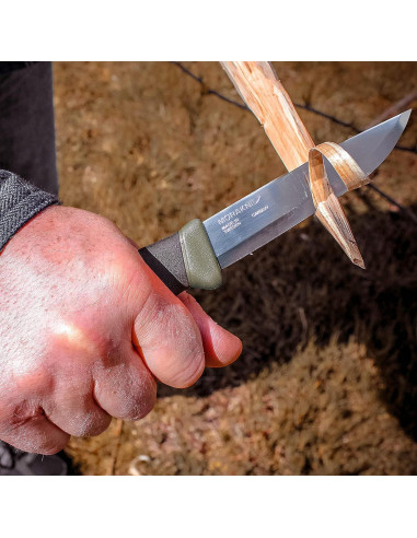 Cuchillo de hoja fija Morakniv Companion 104 mm verde militar