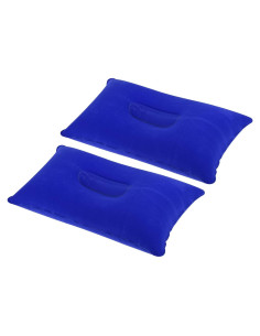 Almohada Inflable PATIKIL 2 Unidades Camping 38x24cm Azul