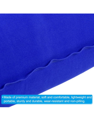 Almohada Inflable PATIKIL 2 Unidades Camping 38x24cm Azul