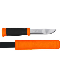 Cuchillo de hoja fija Morakniv Outdoor 2000 109 mm acero inoxidable 2