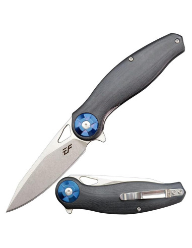 Cuchillo Plegable Eafengrow EF76 Negro con Hoja D2 20.8 cm