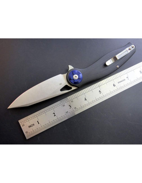 Cuchillo Plegable Eafengrow EF76 Negro con Hoja D2 20.8 cm