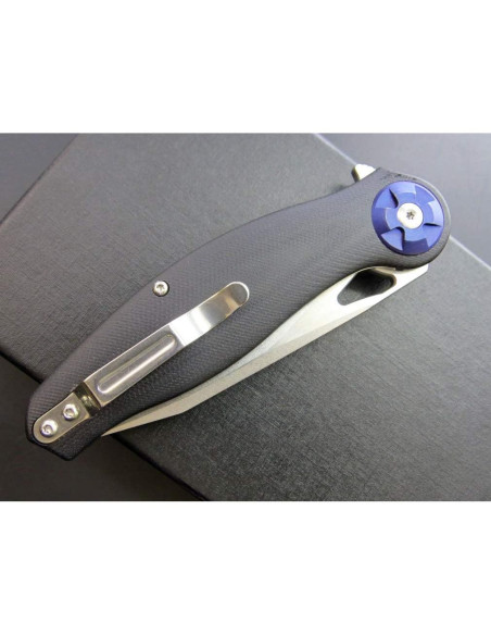 Cuchillo Plegable Eafengrow EF76 Negro con Hoja D2 20.8 cm