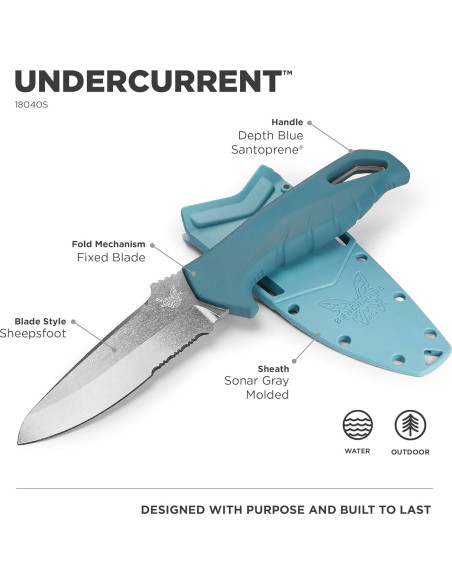 Cuchillo de Exterior Benchmade Undercurrent 18040S 24cm