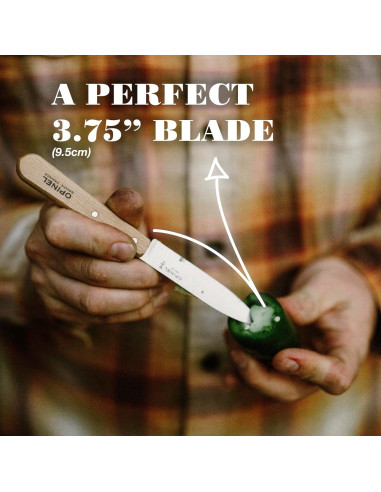 Juego de Cuchillos de Pelar Opinel No. 112 - Acero Inoxidable
