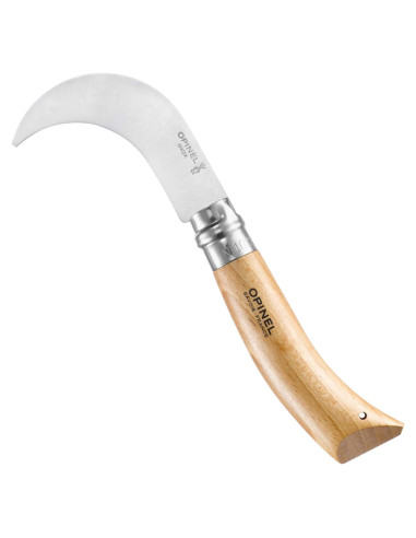 Cuchillo Plegable de Jardinería Opinel No. 10 - Acero Inoxidable 10cm