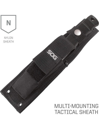 Cuchillo de Supervivencia SOG SEAL Pup Elite 12.34 cm con Funda