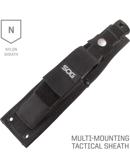 Cuchillo de Supervivencia SOG SEAL Pup Elite 12.34 cm con Funda