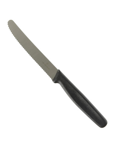 Cuchillo de Carne Victorinox 11.43 cm Serrado Mango Negro