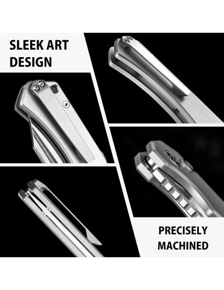 Cuchillo Plegable NedFoss COUGAR 7.57 cm Acero Inoxidable EDC